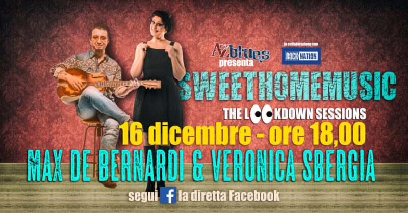 Max&Veronica, live Facebook streaming con #SweetHomeMusic, domani ore 18:00