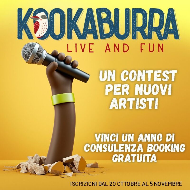 Fabio De Vincente vince la prima edizione di “KOOKABURRA” il contest della Red&Blue Music Relations che regala un anno di consulenza booking