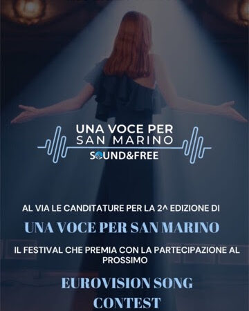 Conclusa la seconda fase di selezione per “Una Voce Per San Marino” il festival che premia con la partecipazione all’Eurovision Song Contest