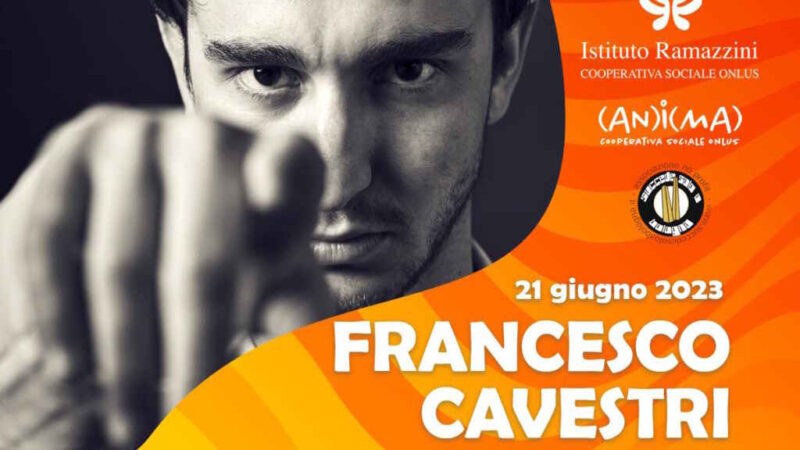 Francesco Cavestri: mercoledì 21 giugno in concerto per sostenere la ricerca oncologica