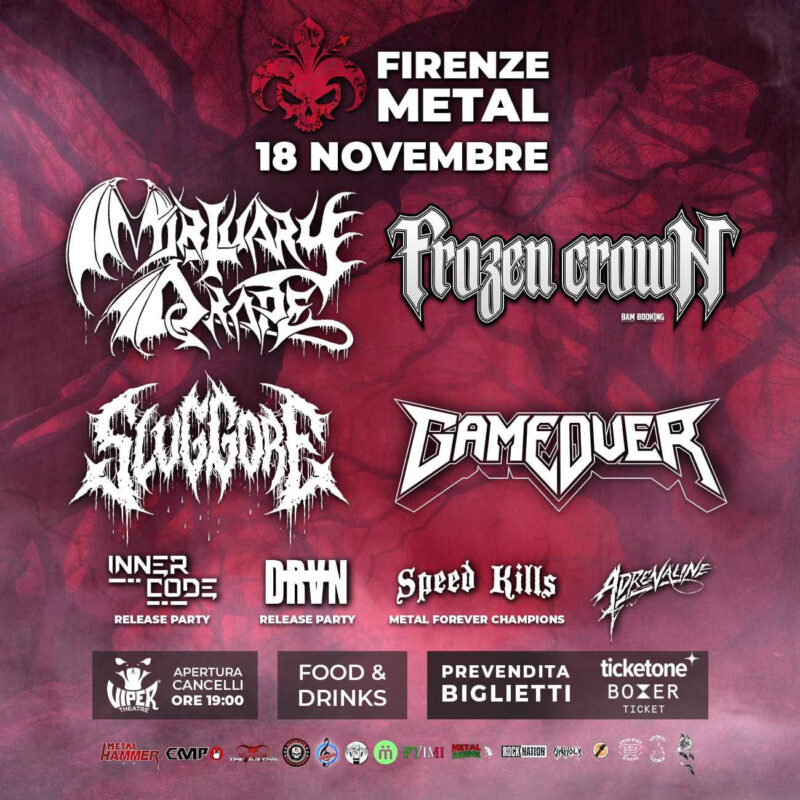 Firenze Metal, il 18 novembre l’evento La selva oscura